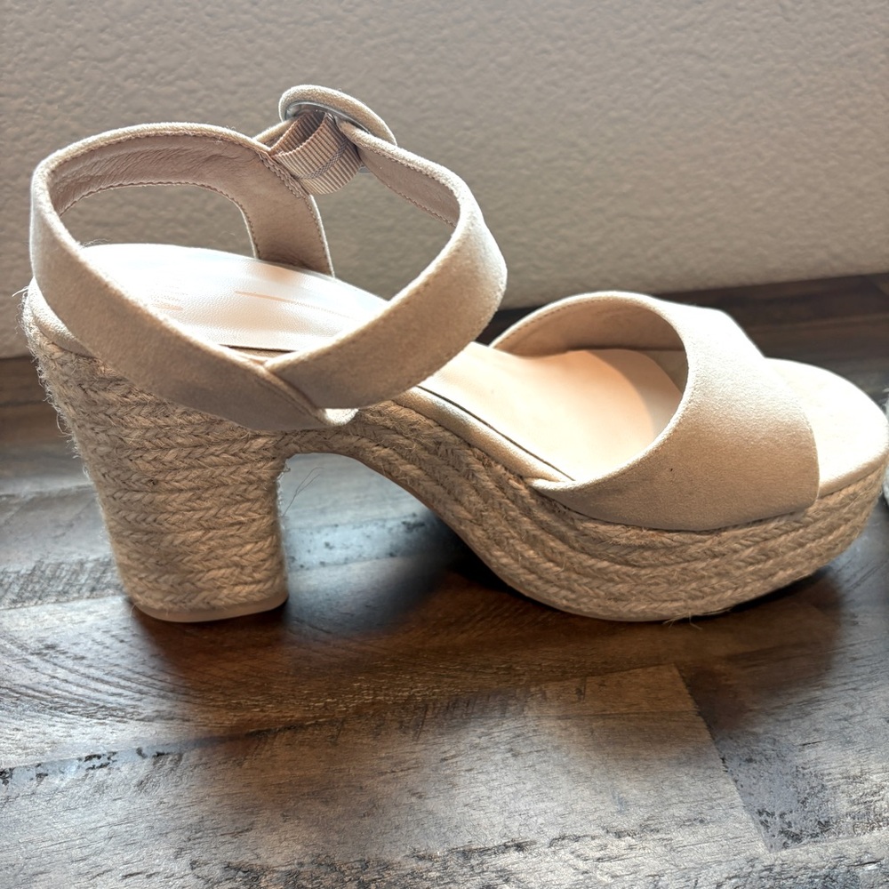 Miracle Miles Jana Espadrille Platform Sandals Womens 9 Boho Vacation Shoes NWOT - Picture 4 of 14